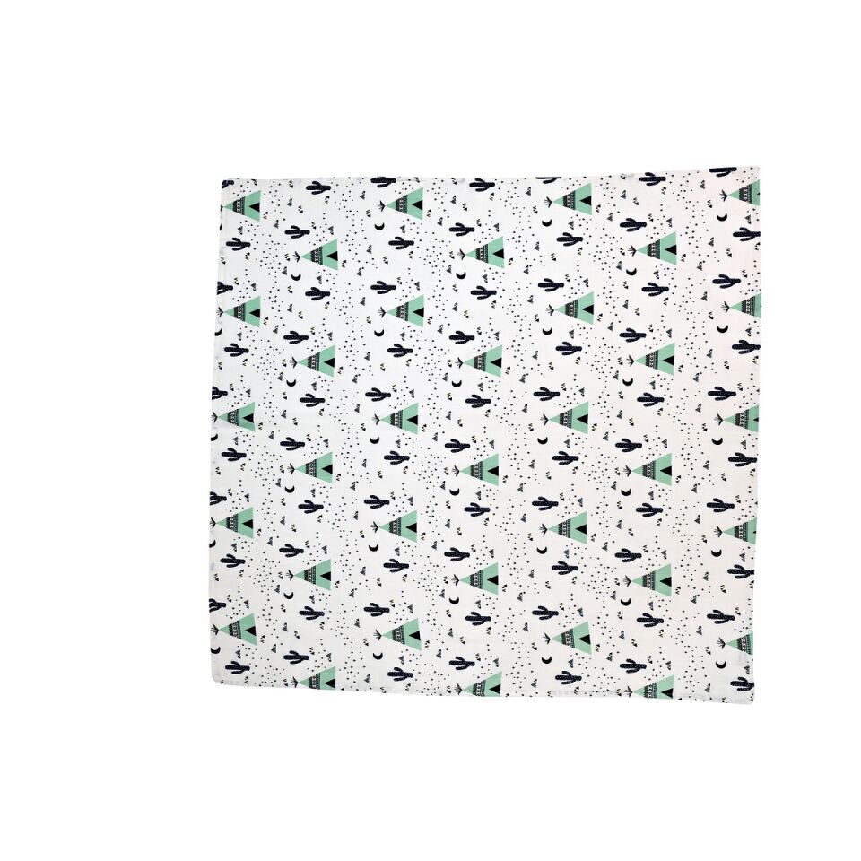 Müslin Örtü üçlü 70x70 M. K.Bahçesi-S. Dostları-K. Sevgisi