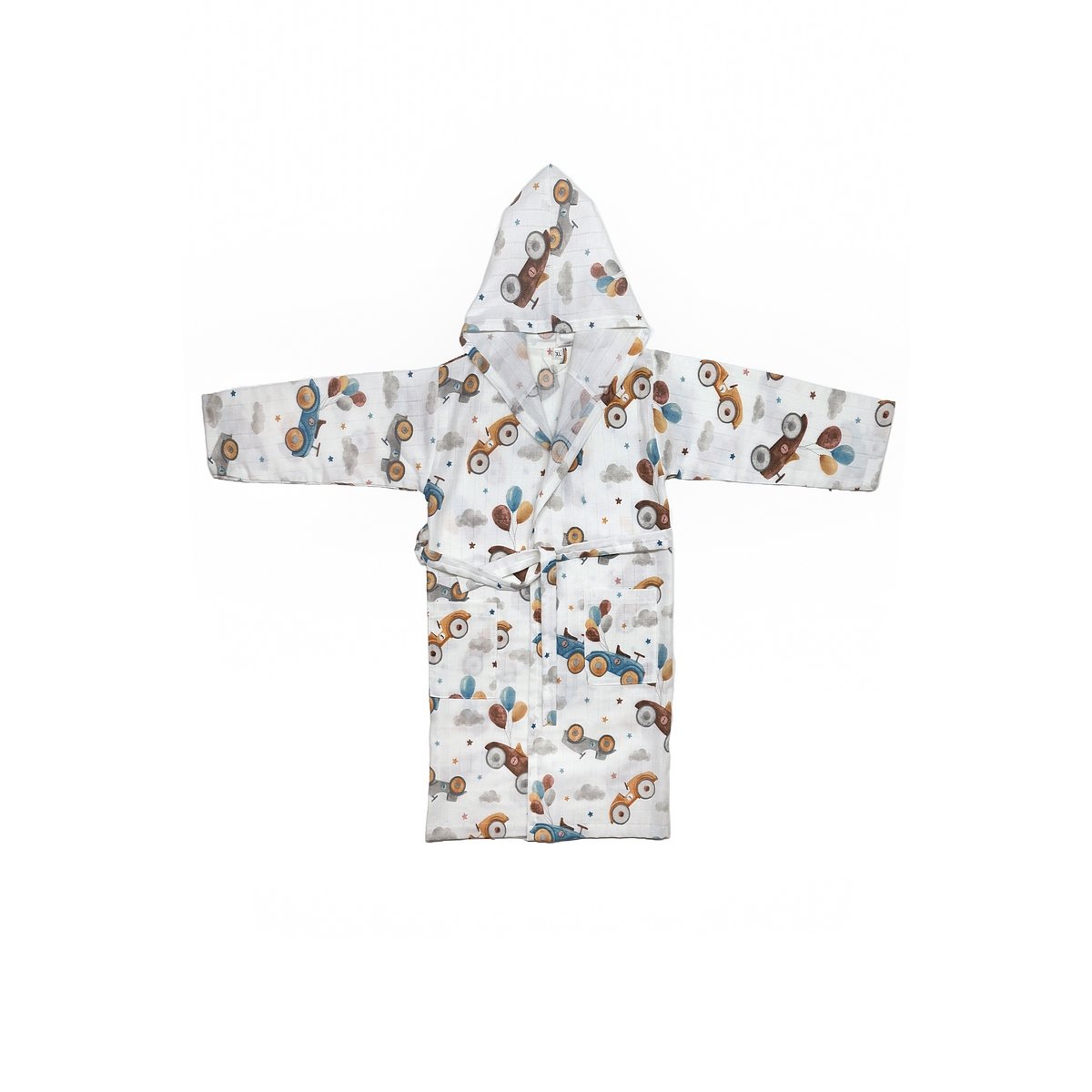 Minicik Uçan Arabalar Bornoz