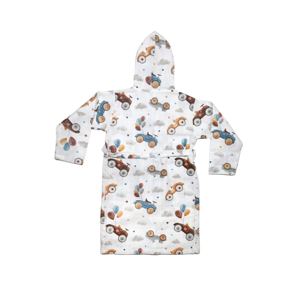 Minicik Uçan Arabalar Bornoz