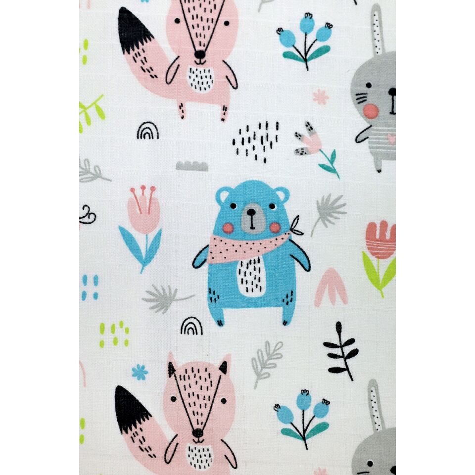 Müslin Kundak Havlu Minicik Bahçe Dostları