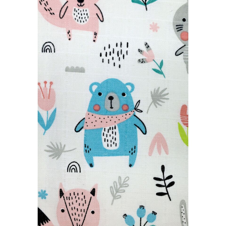 Müslin Kundak Havlu Minicik Bahçe Dostları