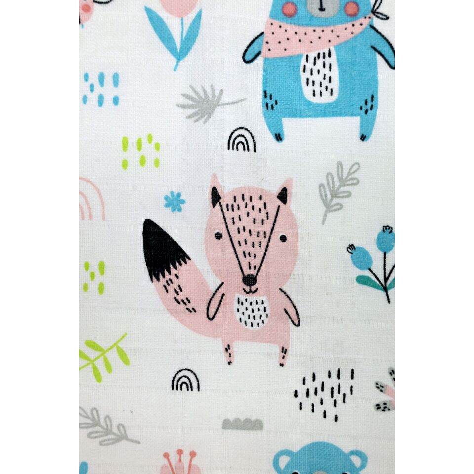 Müslin Kundak Havlu Minicik Bahçe Dostları