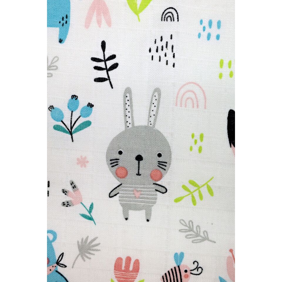 Müslin Kundak Havlu Minicik Bahçe Dostları