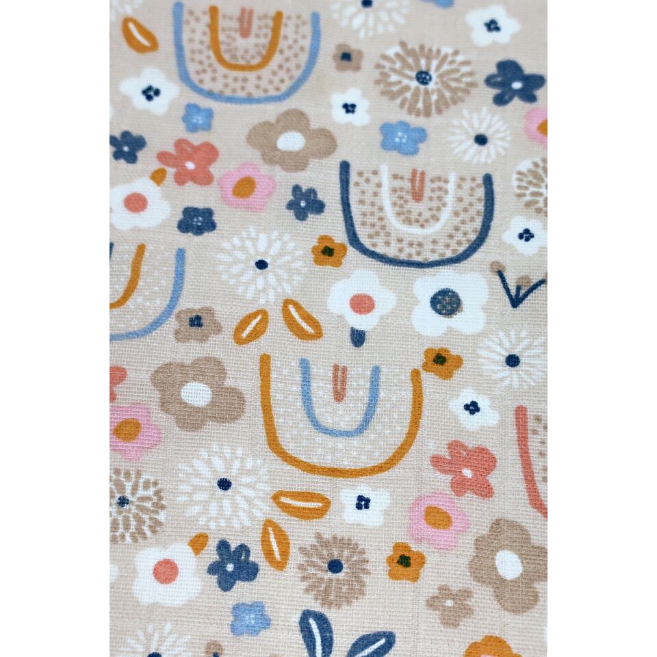 Müslin Kundak Havlu Minicik Çiçek Bahçesi