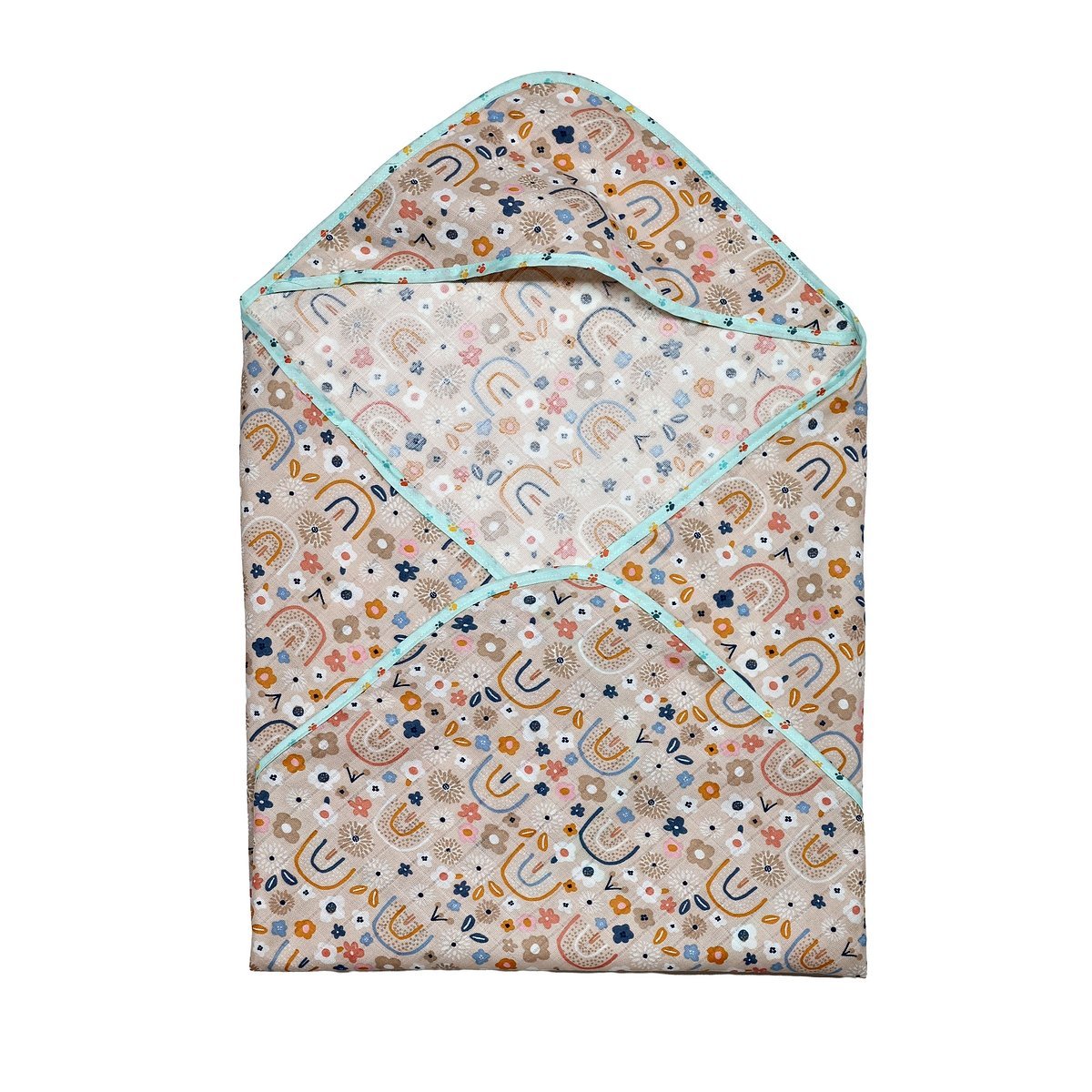 Müslin Kundak Havlu Minicik Çiçek Bahçesi