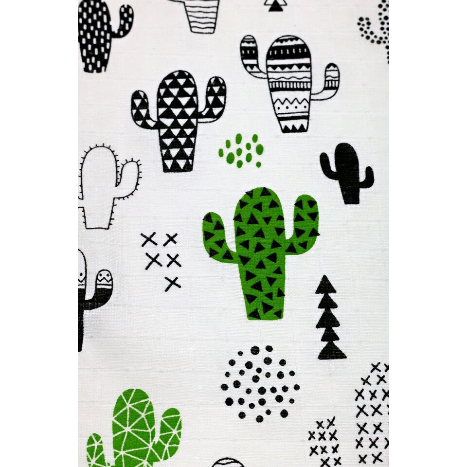 Müslin Kundak Havlu Minicik Kaktüs Bahçesi