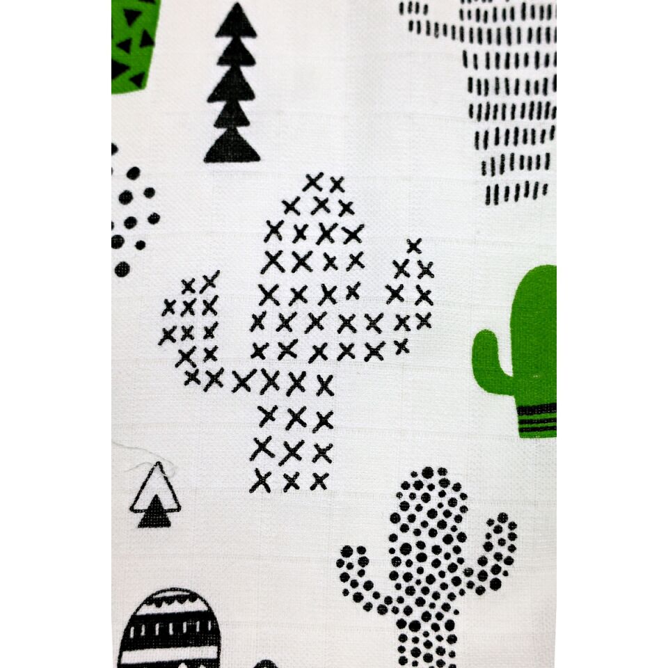 Müslin Kundak Havlu Minicik Kaktüs Bahçesi