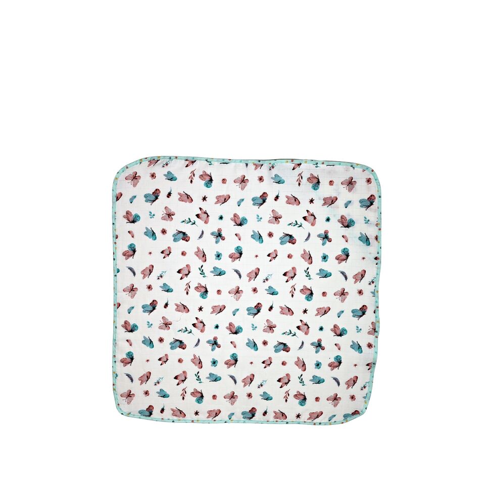 Müslin Kundak Havlu Minicik Kelebek Bahçesi