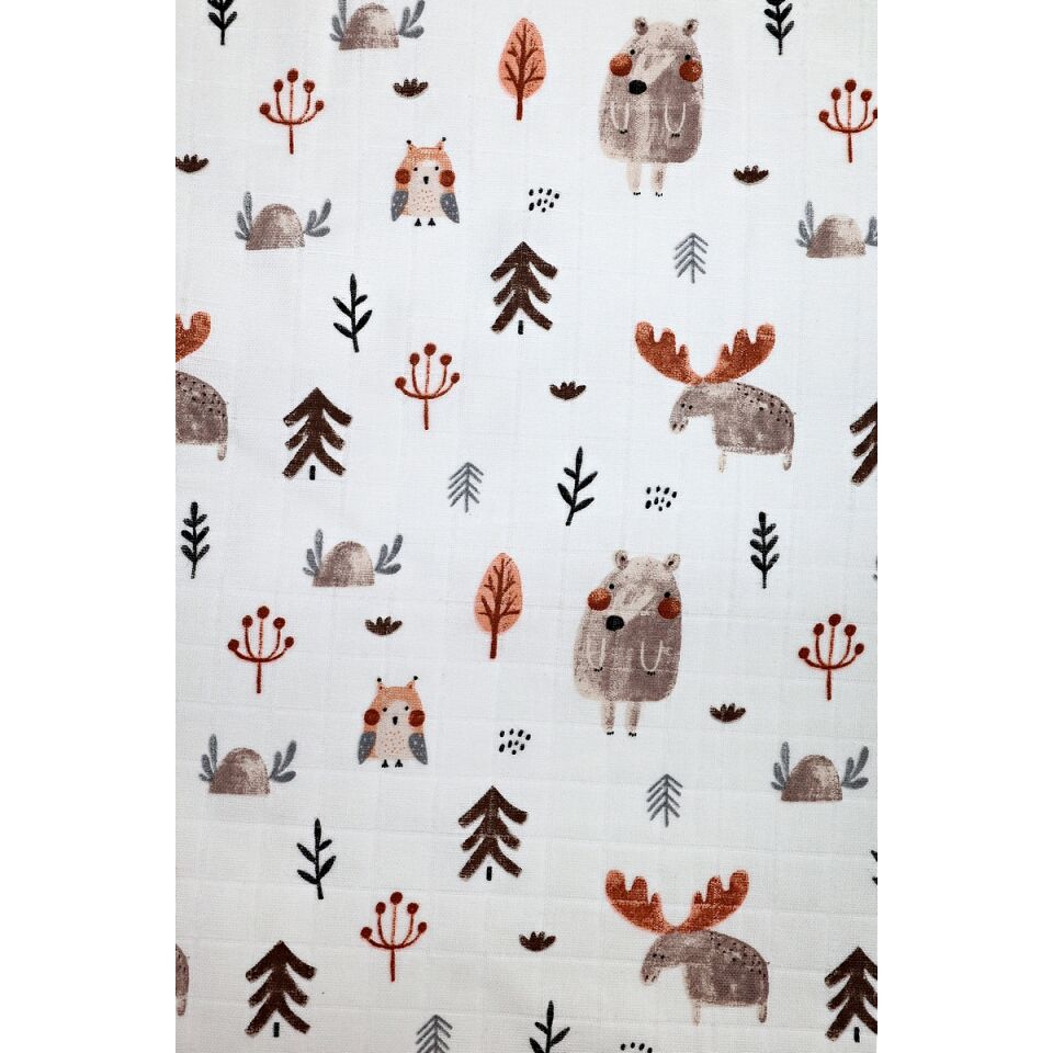 Müslin Kundak Havlu Minicik Orman Dostları