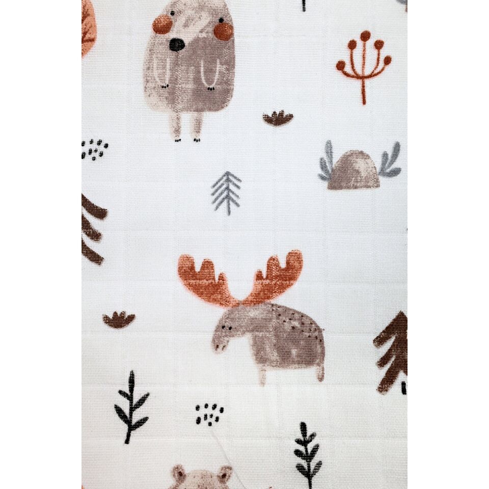 Müslin Kundak Havlu Minicik Orman Dostları