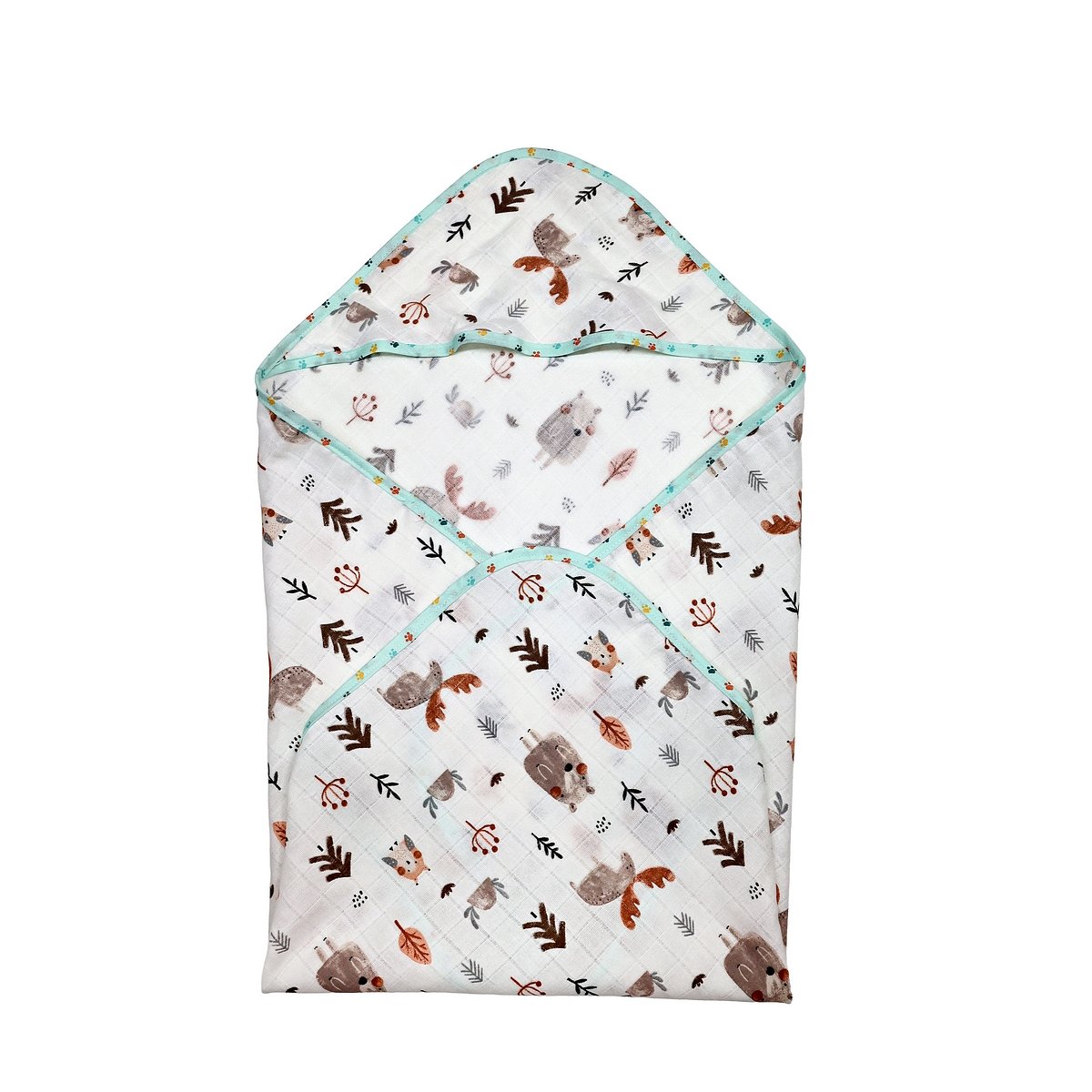 Müslin Kundak Havlu Minicik Orman Dostları
