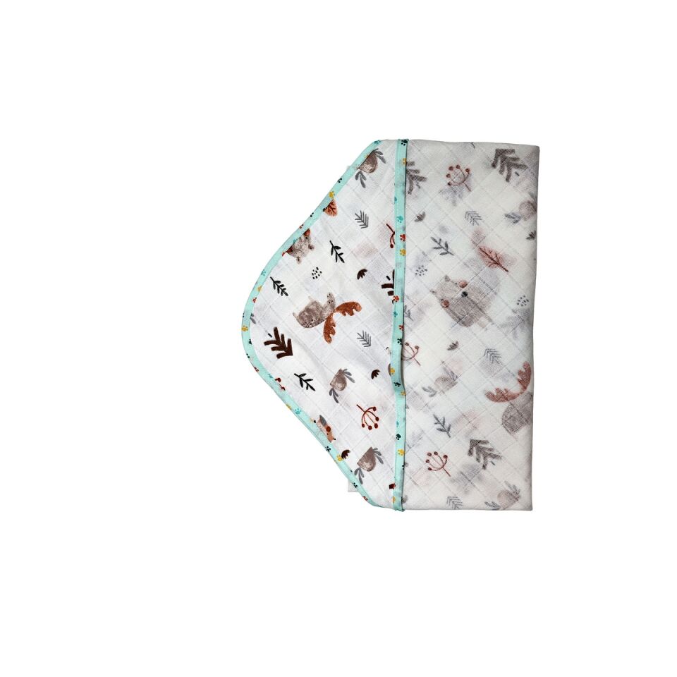 Müslin Kundak Havlu Minicik Orman Dostları