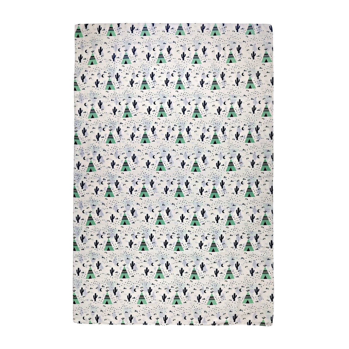 Çift Taraflı Müslin Battaniye 120x180 Minicik Kaktüs Bahçesi