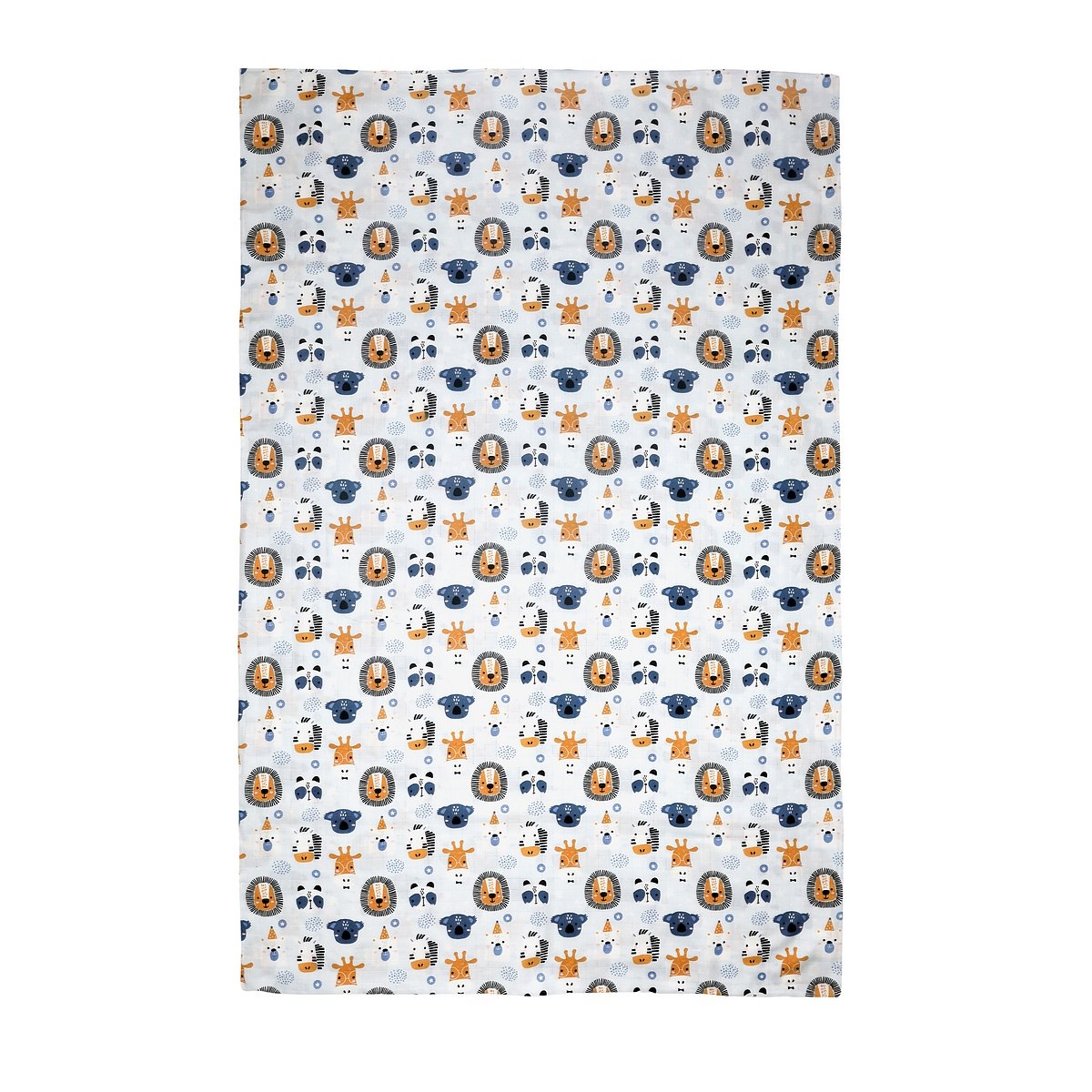 ÇiftTaraflı Müslin Battaniye 120x180 Minicik Safari Dostları