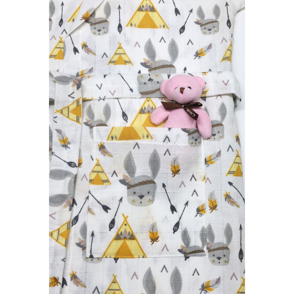 Minicik Avcı Tavşan Bornoz