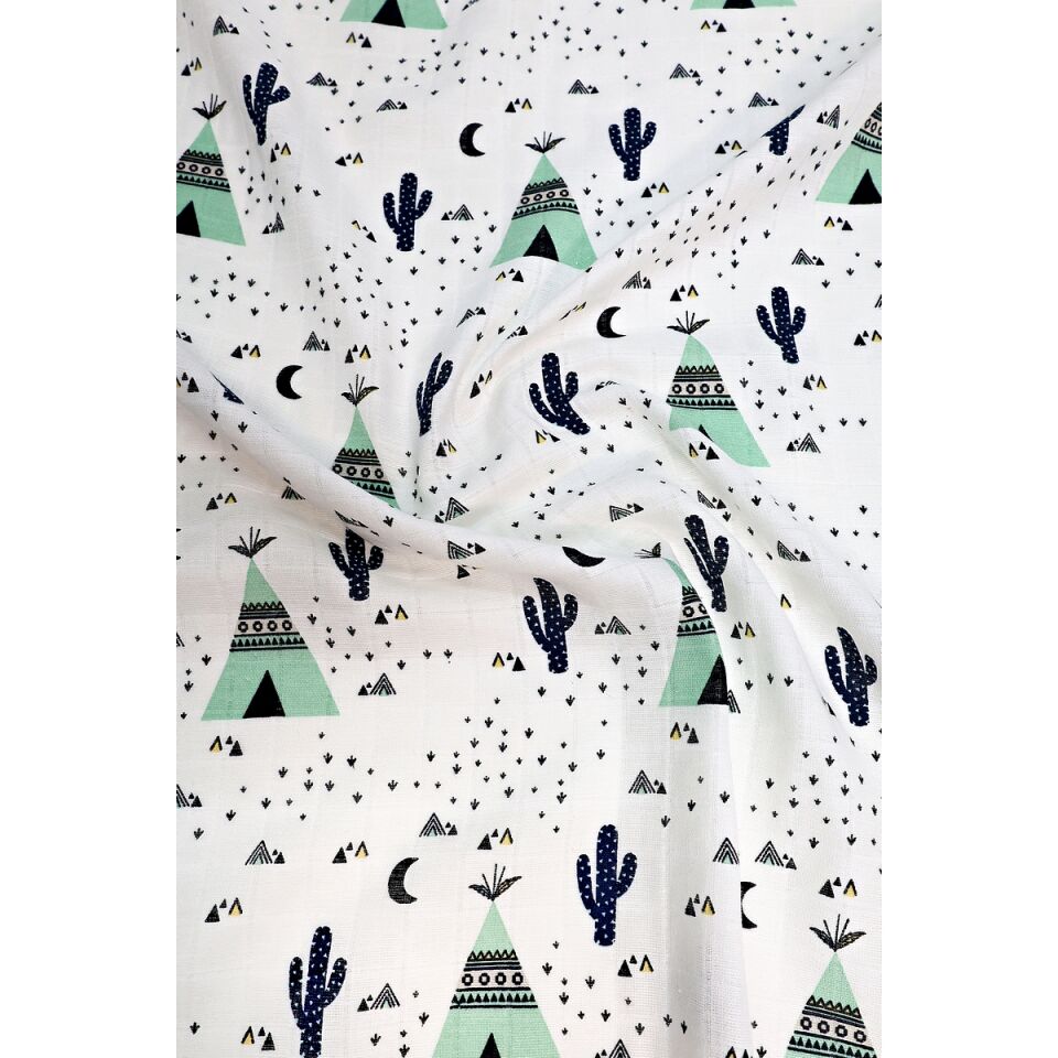 Minicik Kaktüs Bahçesi Tekli 115x115