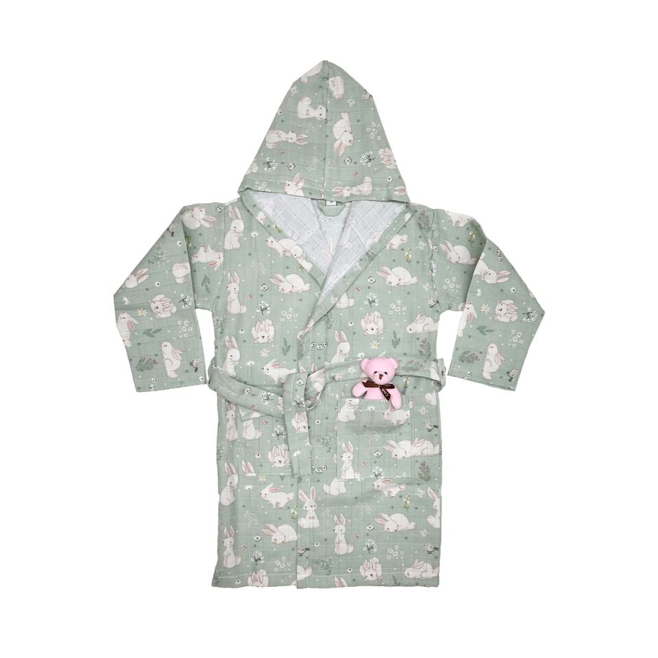 Minicik Cici Tavşanlar Bornoz