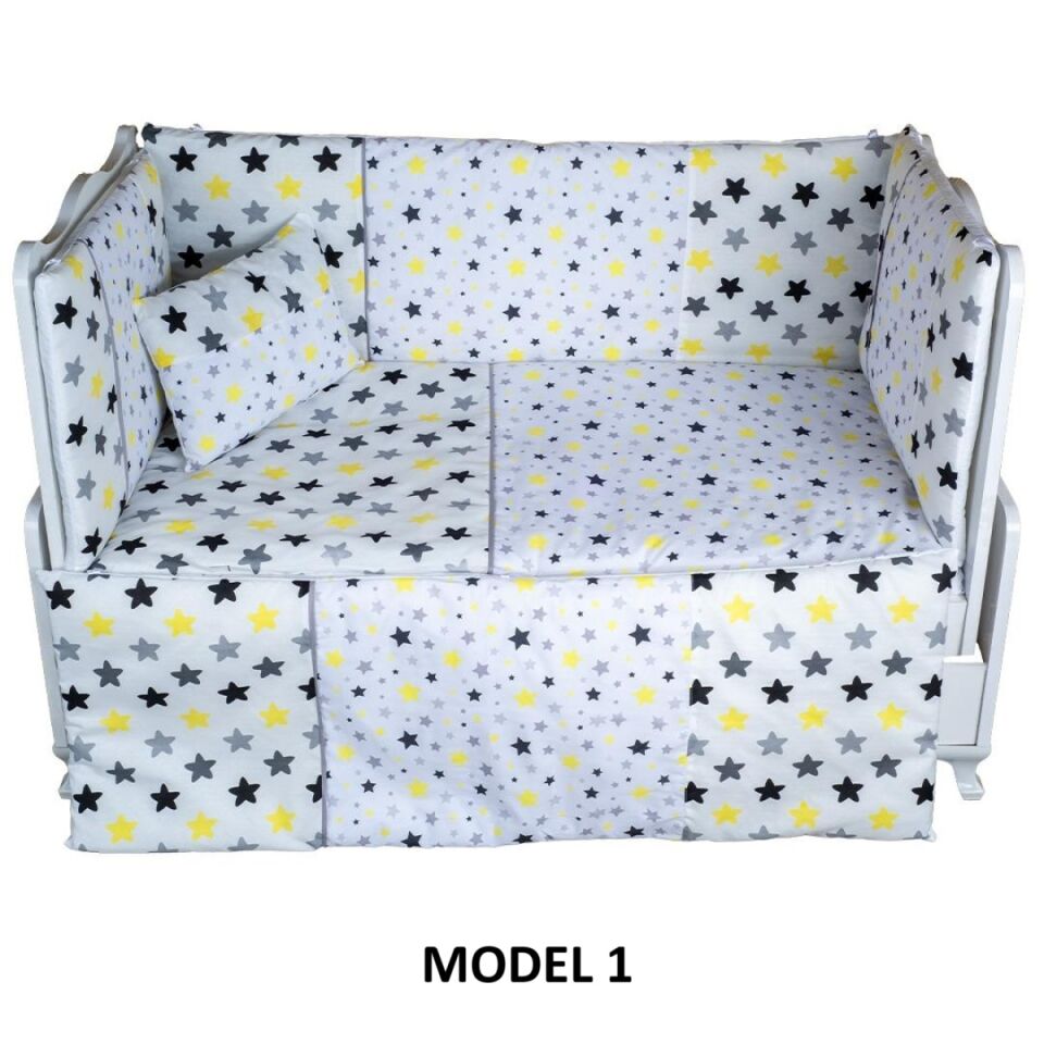 BEŞİK İÇİ KIZ - ERKEK BEBE UYKU SETİ 60*120