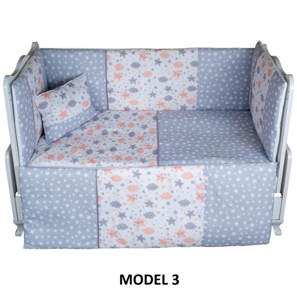 BEŞİK İÇİ KIZ - ERKEK BEBE UYKU SETİ 60*120