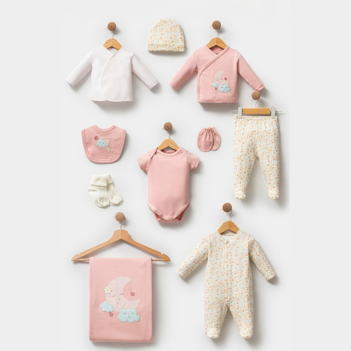 AYBALAM 10 PARÇA BEBE ZIBIN SET