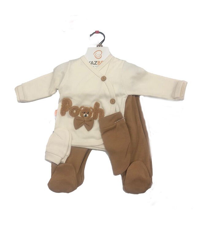 SÜZENELİ POOH NAKIŞLI FİYONKLU 5 Lİ ERKEK ZIBIN