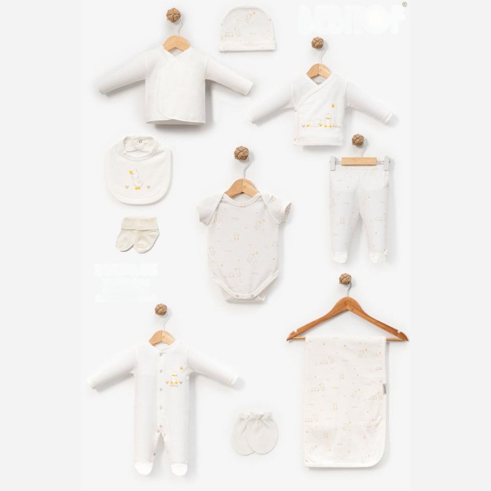 CİVCİV NAKIŞLI 10 PARÇA BEBE ZIBIN TAKIM