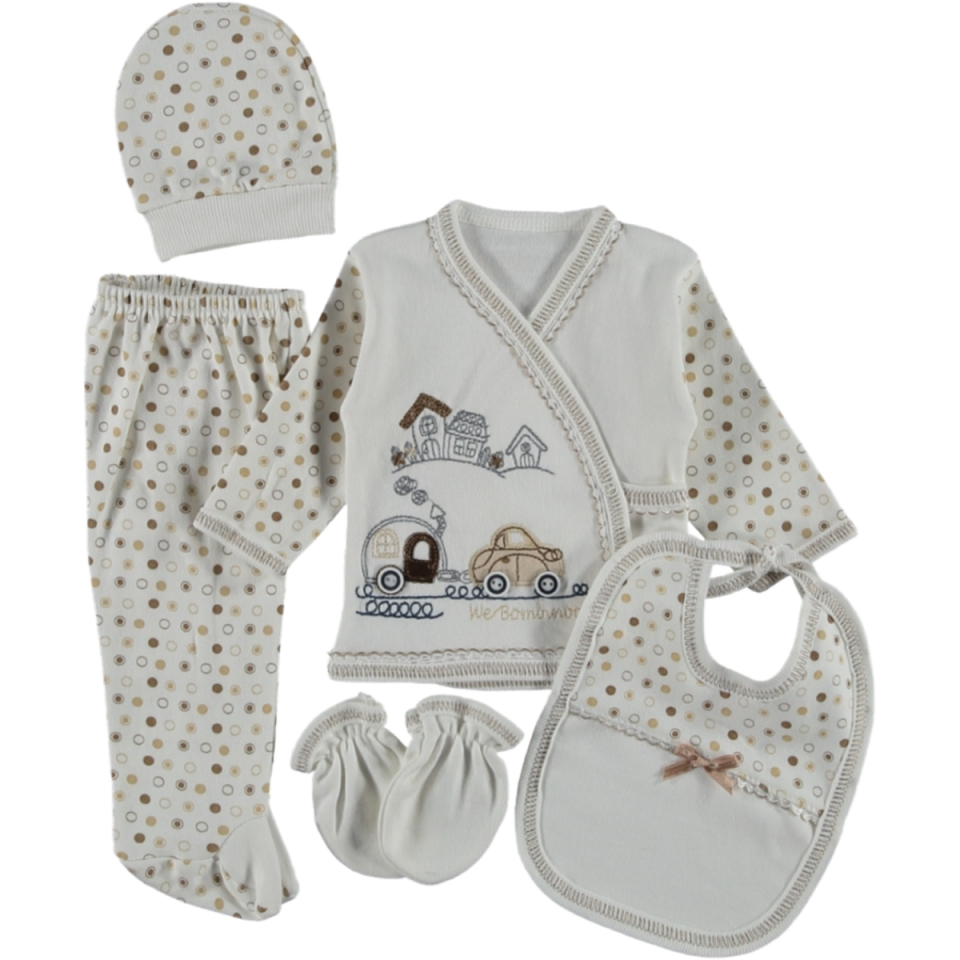 ARABA NAKIŞLI 5 Lİ ZIBIN SETİ