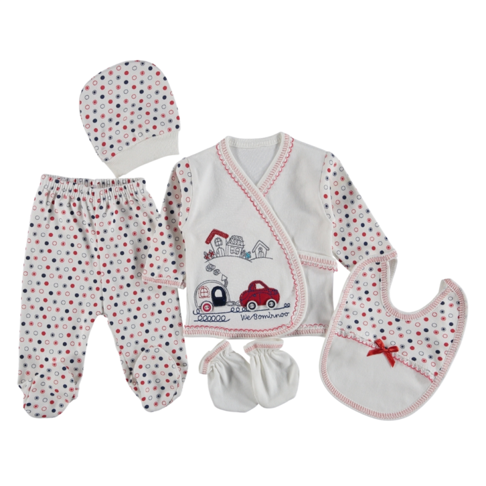 ARABA NAKIŞLI 5 Lİ ZIBIN SETİ