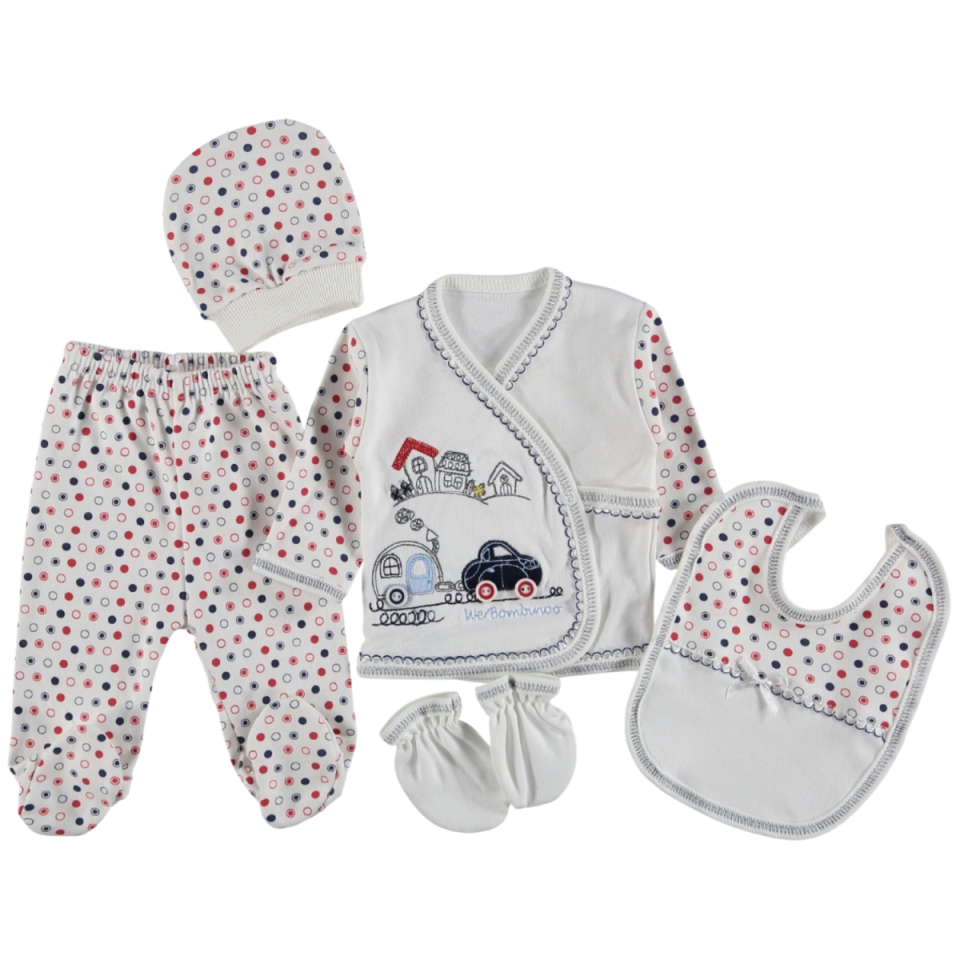 ARABA NAKIŞLI 5 Lİ ZIBIN SETİ