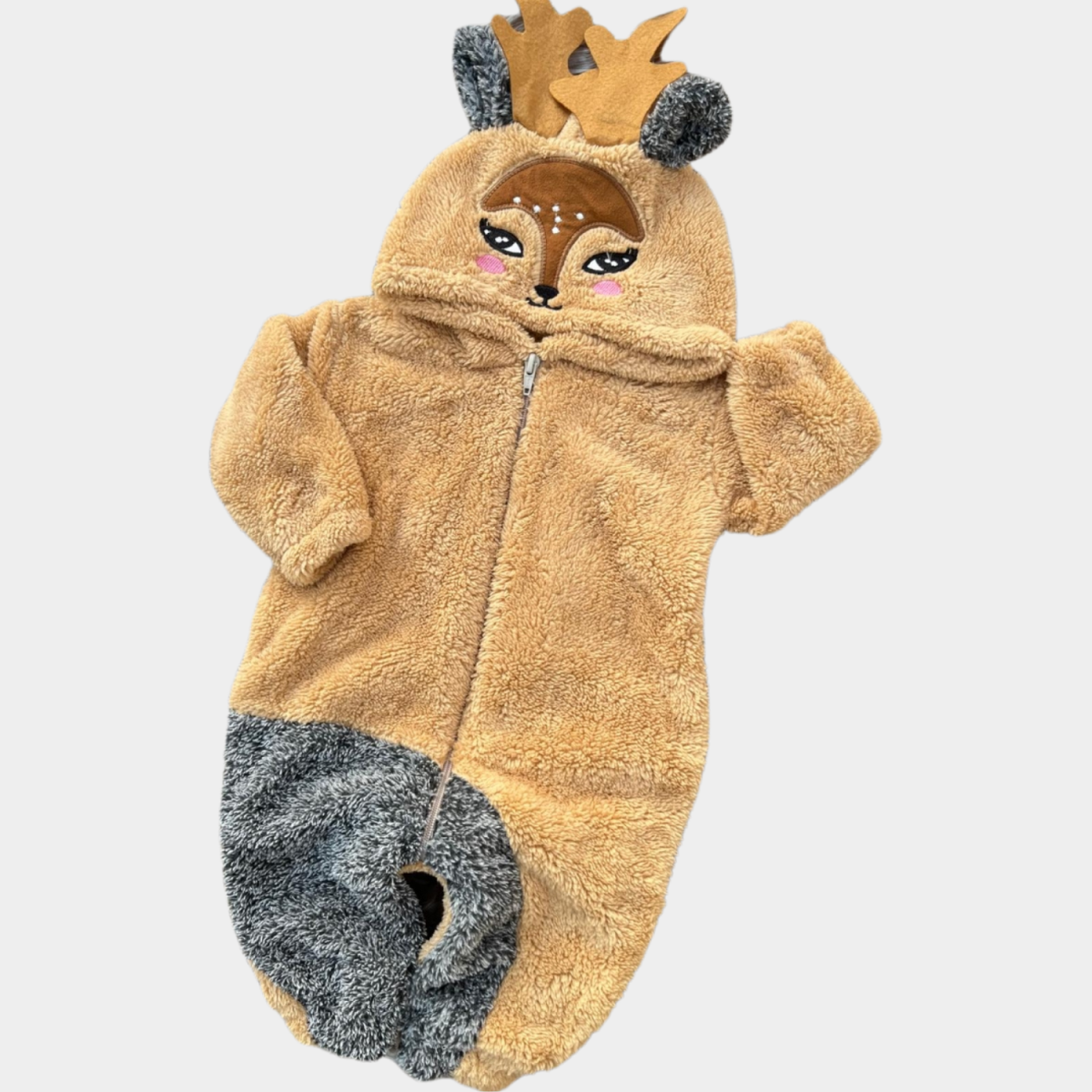 GEYİK NAKIŞLI WELSOFT KIŞLIK BEBE TULUM